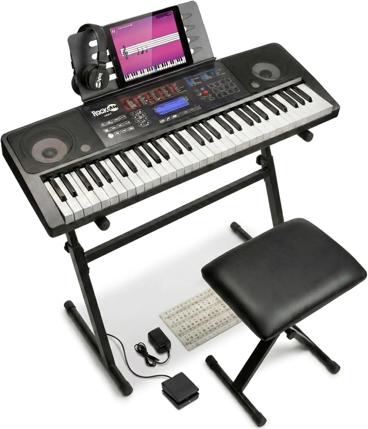RockJam RJ761 piano electrónico kit completo