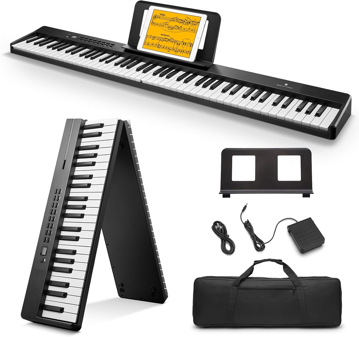 Donner DP-10 piano electrónico plegable 88 teclas