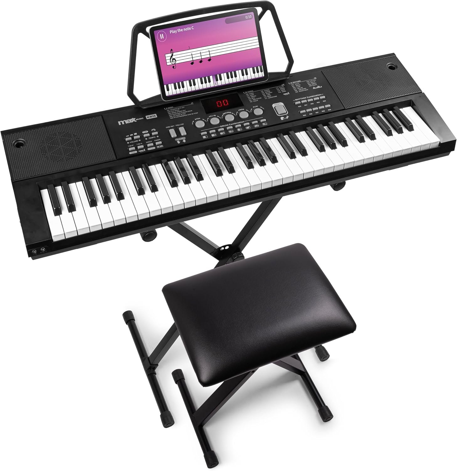 MAX KB15 piano electrónico batería recargable